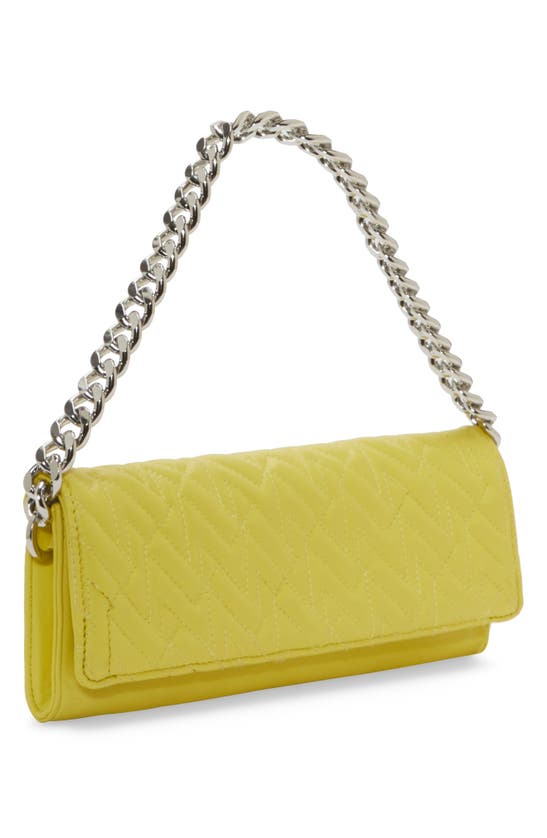 Vince Camuto Kokel Quilted Leather Clutch In Lemon Mustard Lambca ...