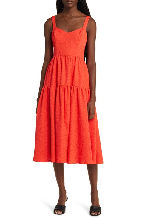 Orange dress outlet nordstrom