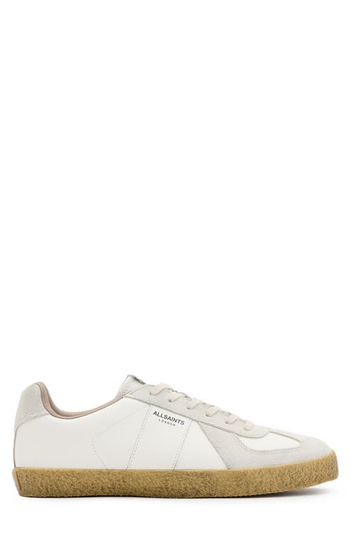 Shop Allsaints Jaimee Low Top Sneaker In Sand/white