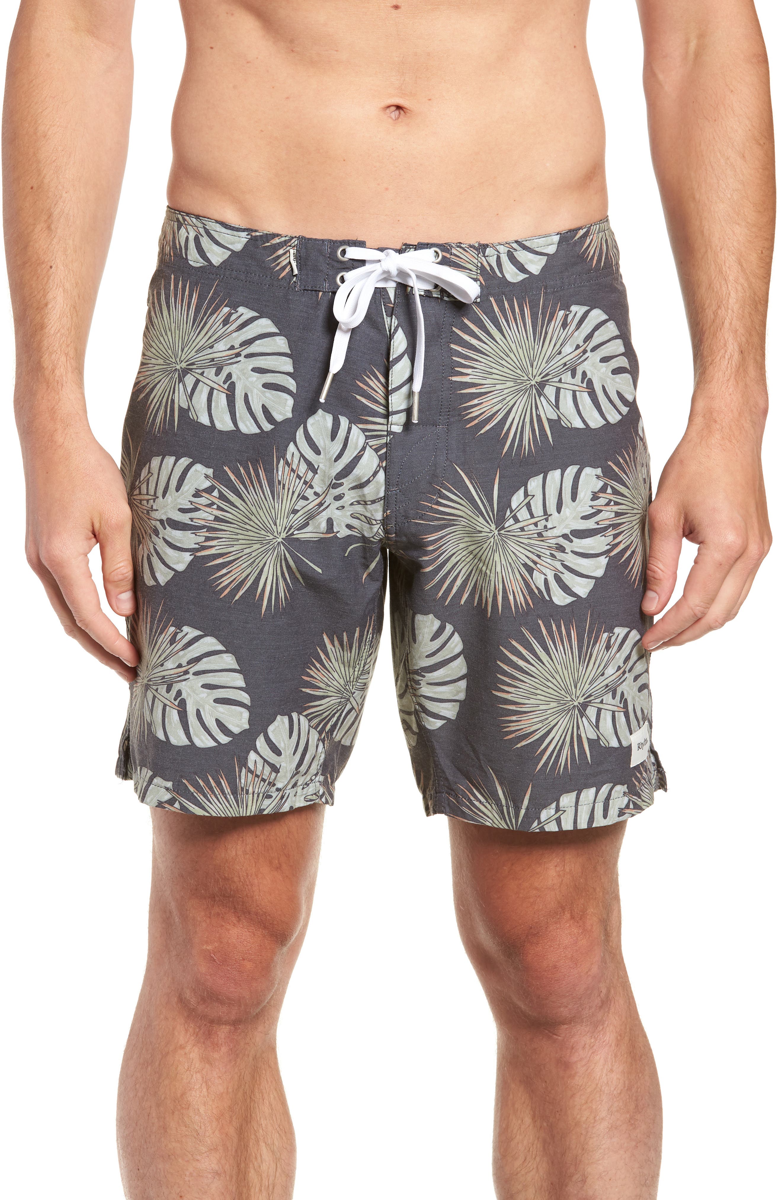 Rhythm Havana Swim Trunks, Black