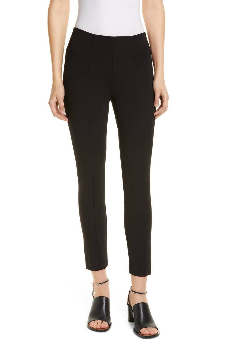 Simone Snap Cuff Pants, Main, color, BLACK