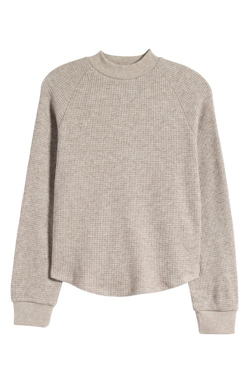Madewell Long Sleeve Waffle Knit Crewneck T-shirt