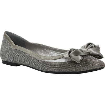 J. Renee Allitson Bow Flat W - Grey