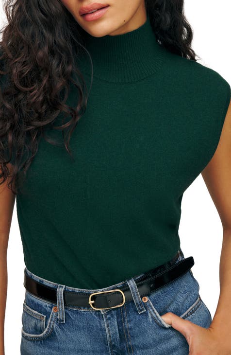 Oversized Cashmere-blend Sweater - Khaki green - Ladies