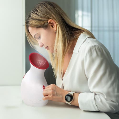 Pursonic Facial Steamer Hot Mist Moisturizing Spa In White