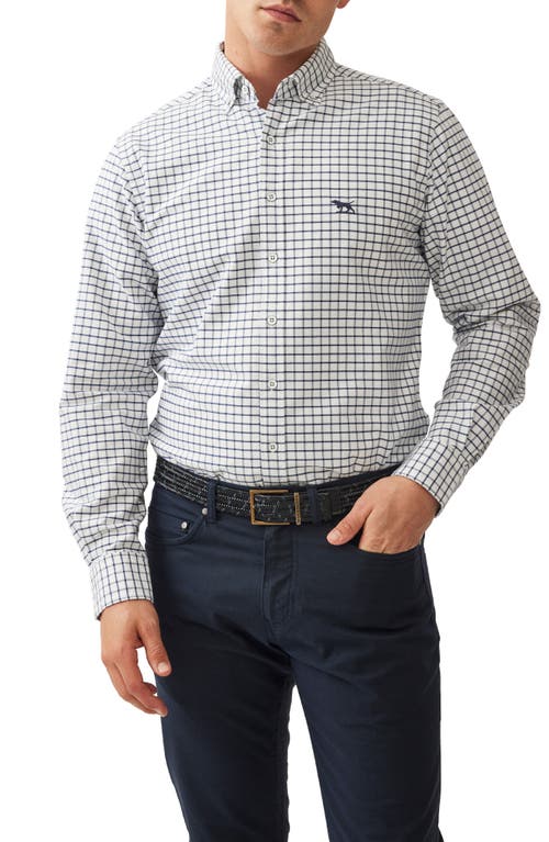 Rodd & Gunn Gunn Check Oxford 3 Sports Fit Shirt In Navy
