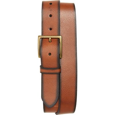 Frye Campus Leather Belt, Brown