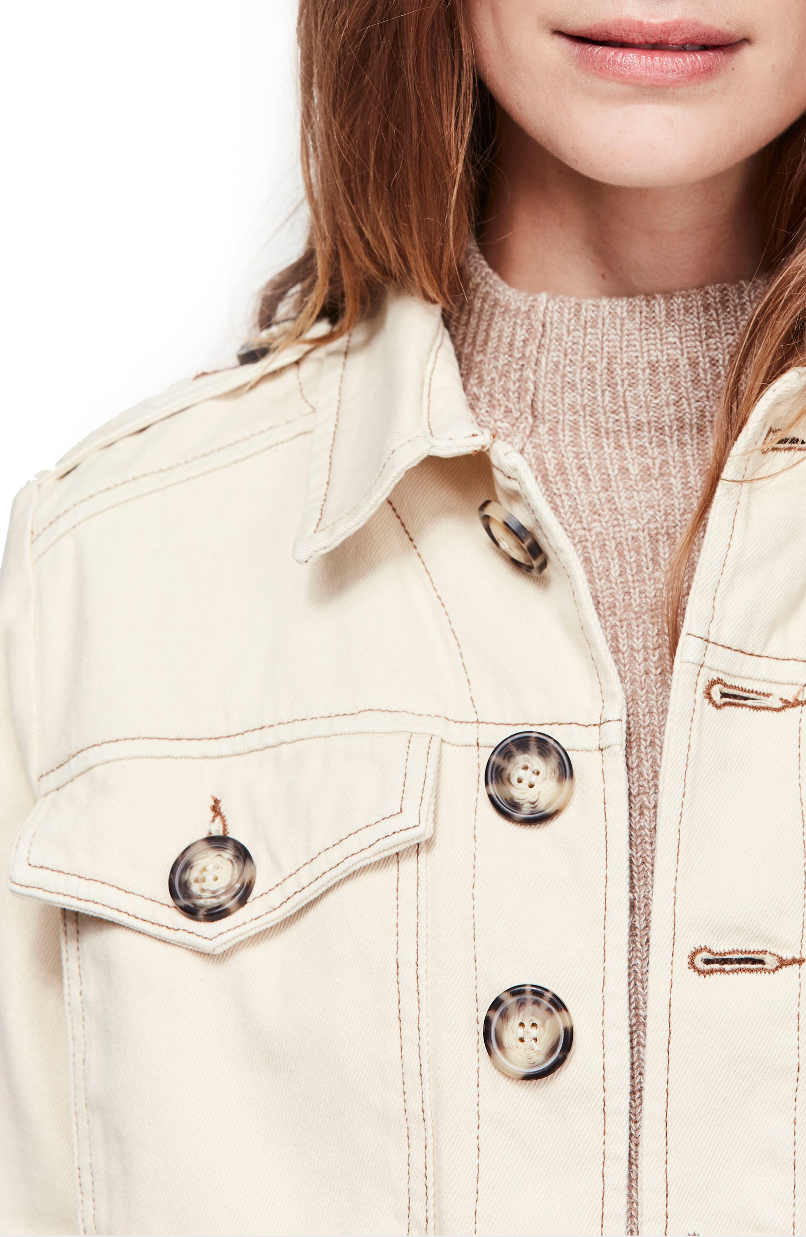 free people eisenhower denim jacket