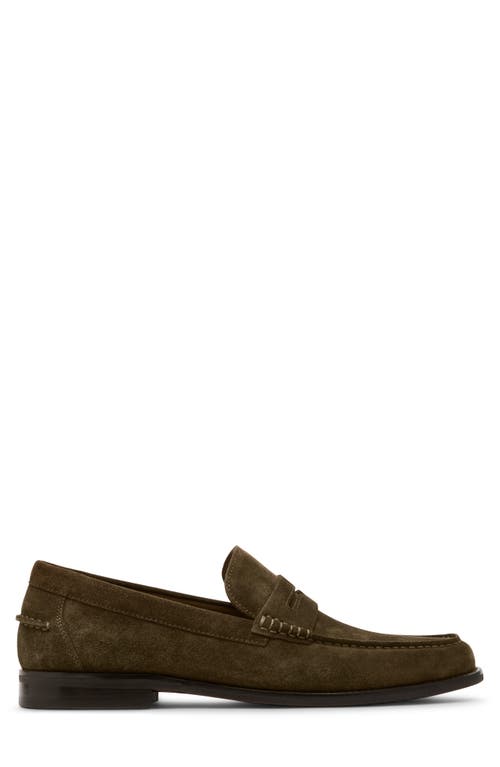 Shop Steve Madden Alonso Penny Loafer In Khaki Green