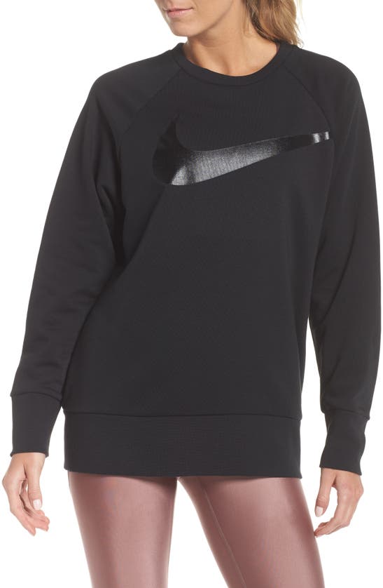 Click to view more detailed imagery on our partner's website Nike Dry Colorblocked Training Top In Black/ Black/ Black/ Black