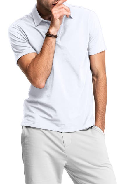Click to view more detailed imagery on our partner's website Swet Tailor All-in Stretch Polo Shirt In White
