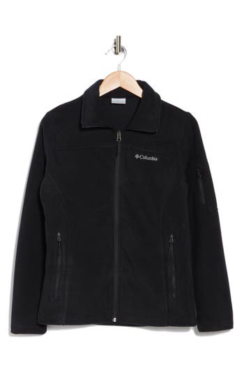Columbia Cool Intervention Microfleece Jacket In Black