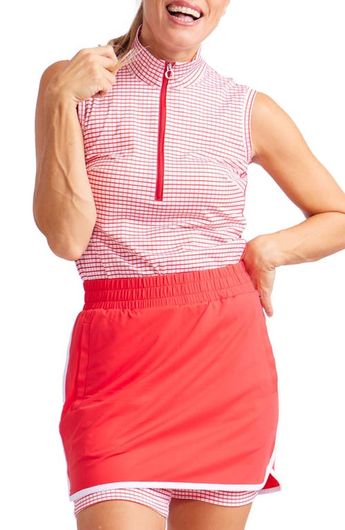 Keep It Covered Sleeveless Golf Top in Power Grid