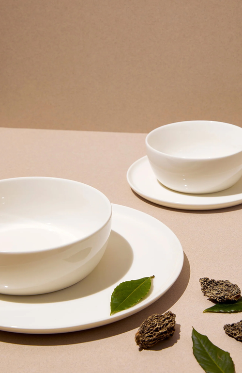 Fors Studio Slim Dinnerware Set In White