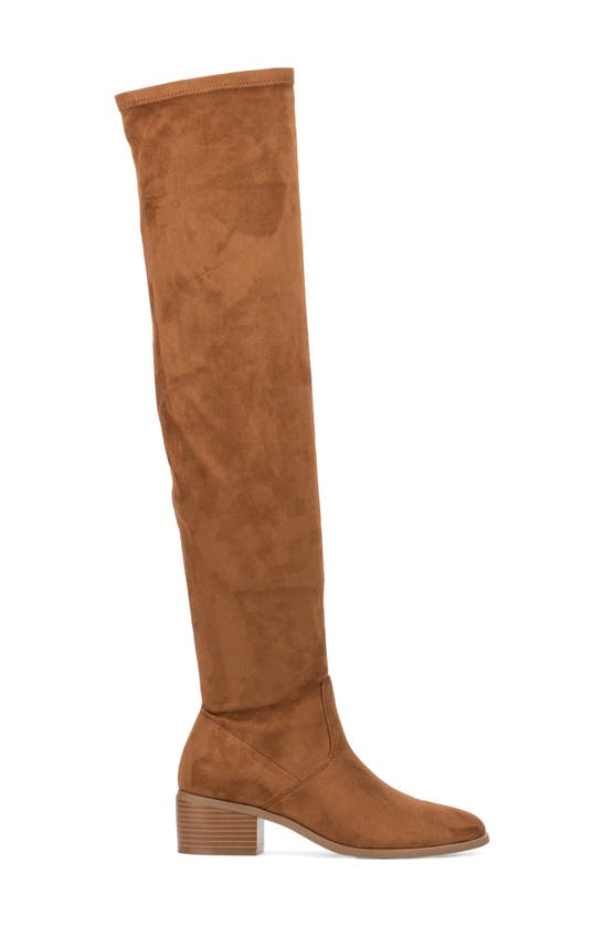 New York And Company Ruby Tall Boot In Cognac