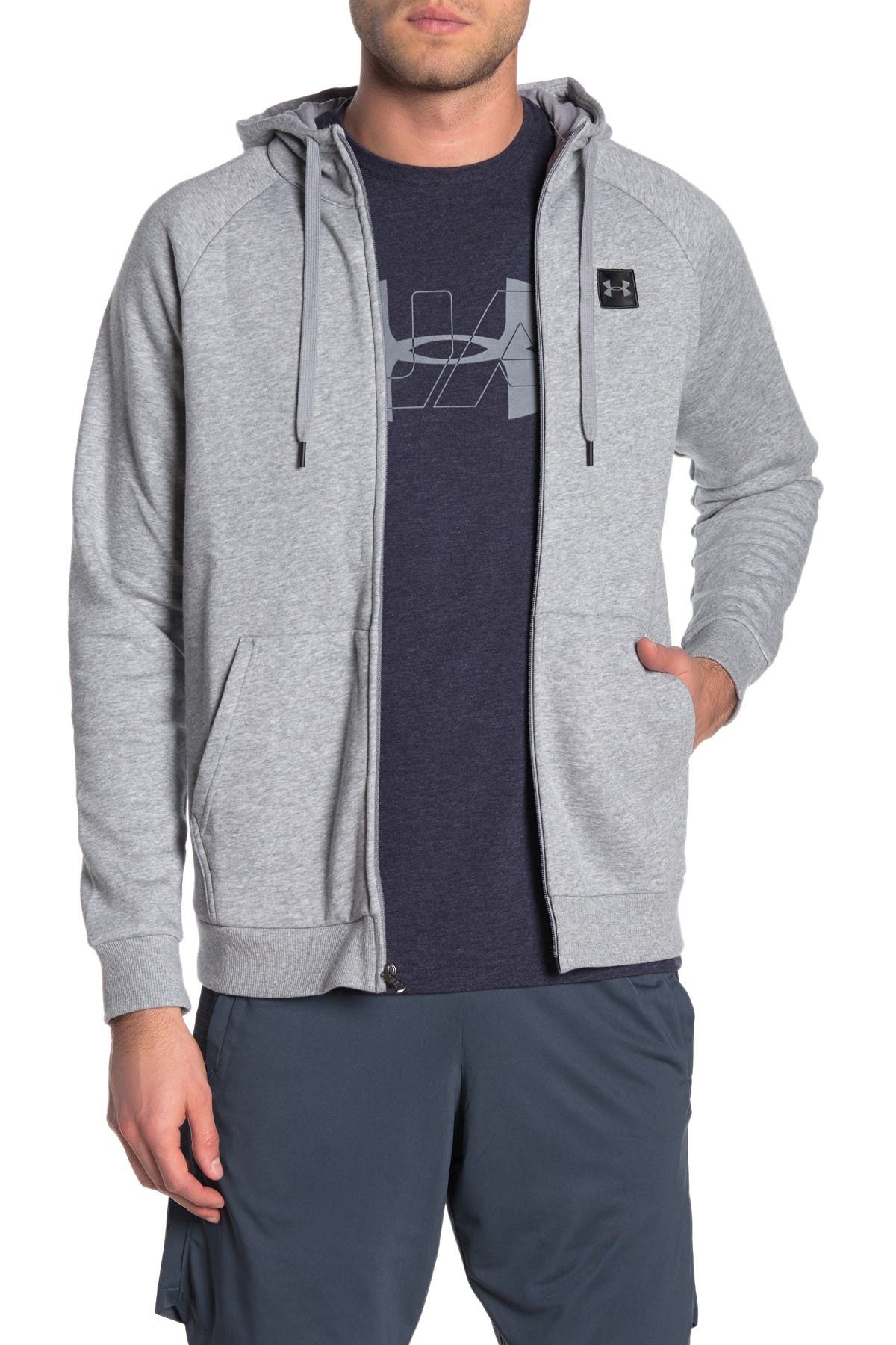 under armour rival zip up hoodie