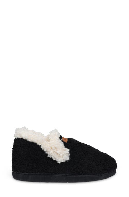 Gaahuu Cozee Faux Fleece Lined Slipper In Black