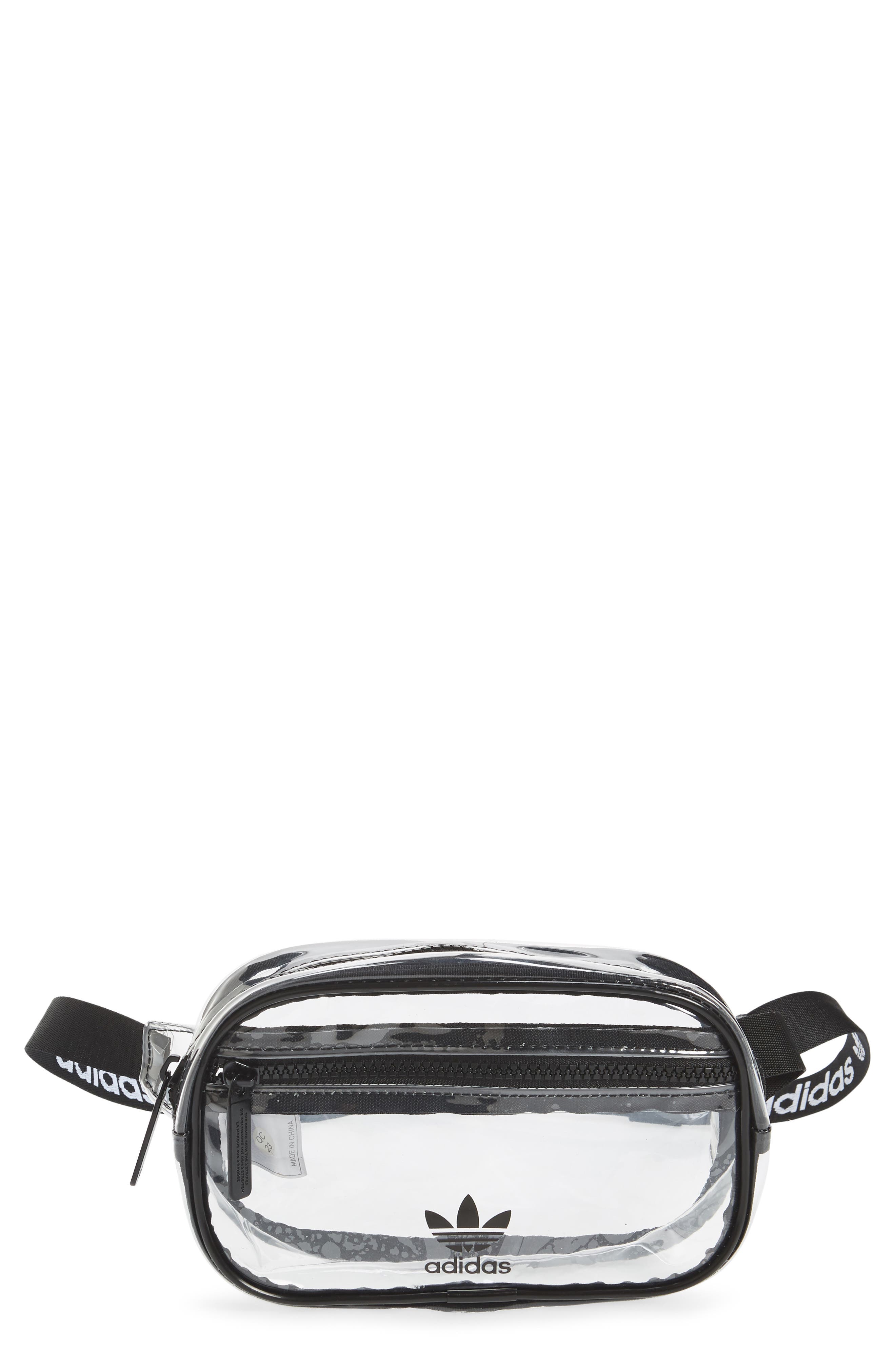 Adidas originals clear belt bag best sale