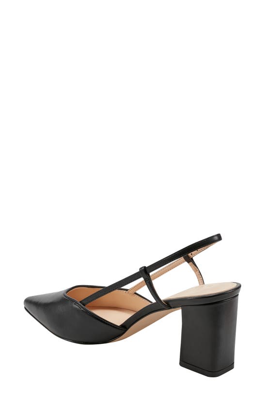 Shop Marc Fisher Ltd Zester Slingback Pointed Toe Pump In Black