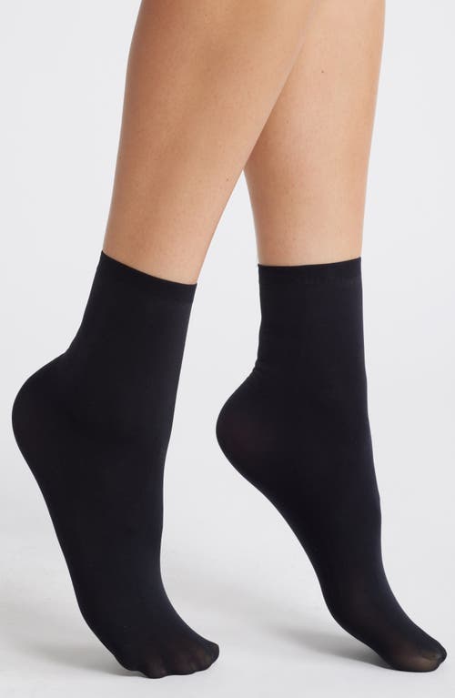 Oroblu Crew Socks in Black 