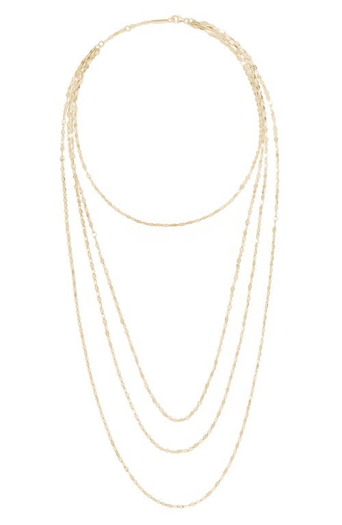 Lana Jewelry Mega Gloss Blake Layered Necklace in Yellow Gold