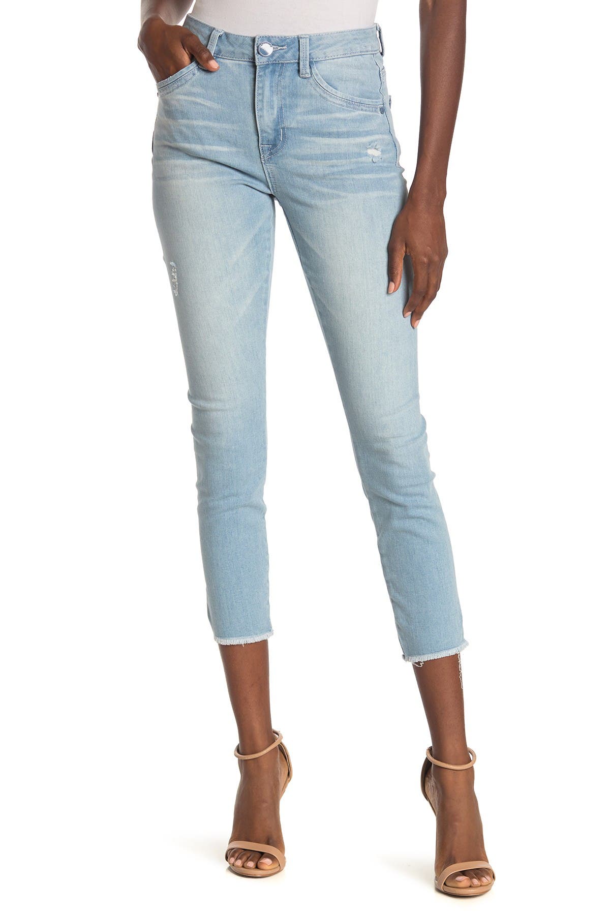 Democracy | High Waisted Ankle Crop Jeans | HauteLook