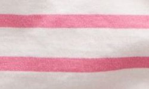 Mini Boden Kids' Stripe Appliqué Cone Cotton Graphic T-shirt In Azalea Pink/ivory Icecream