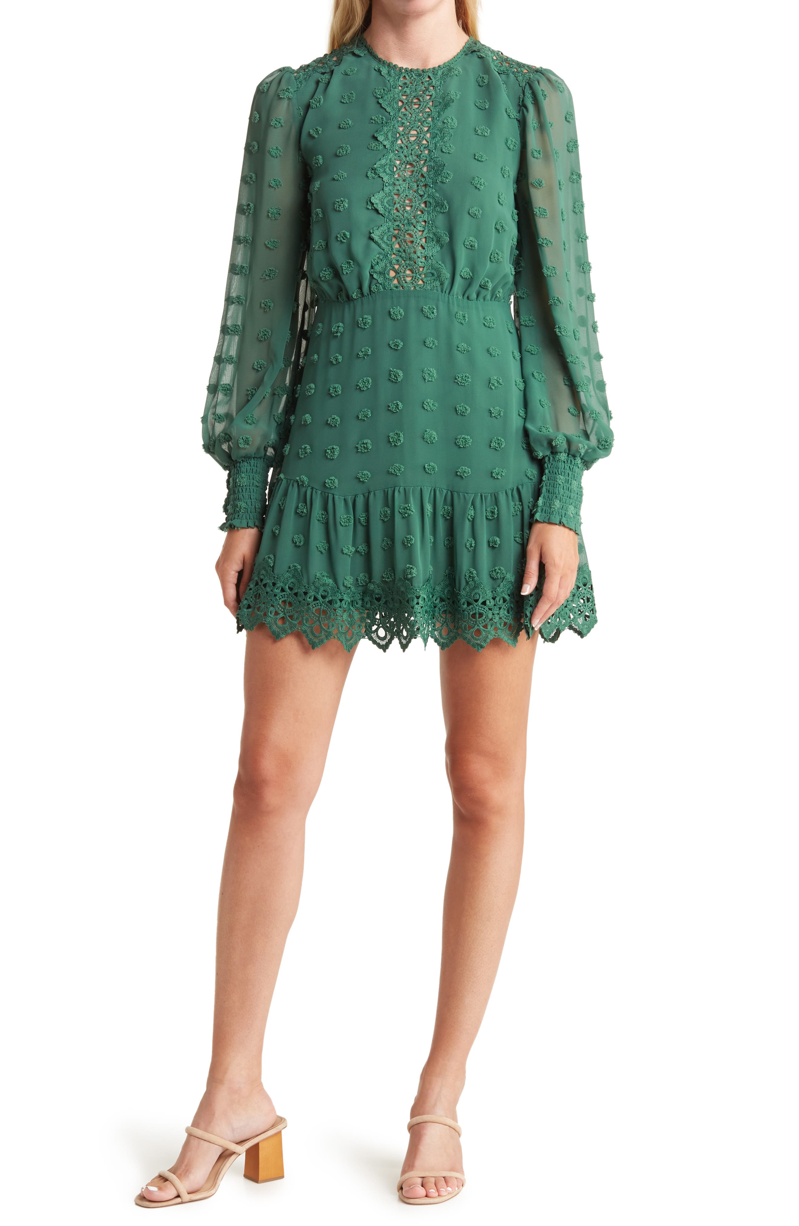 Emerald Green Cocktail Dress