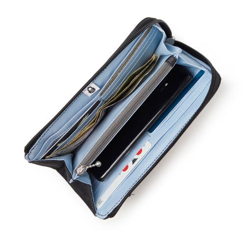 Baggallini Zip Around Rfid Wallet Wristlet In Black