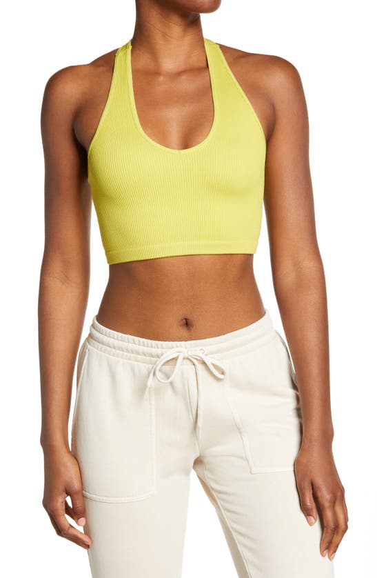 Fp Movement Free People  Free Throw Crop Tank In Sparkling Citrus