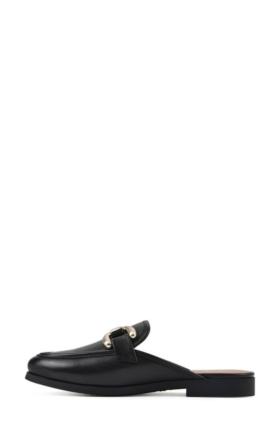 Shop White Mountain Footwear Castor Loafer Mule In Black/ Leather