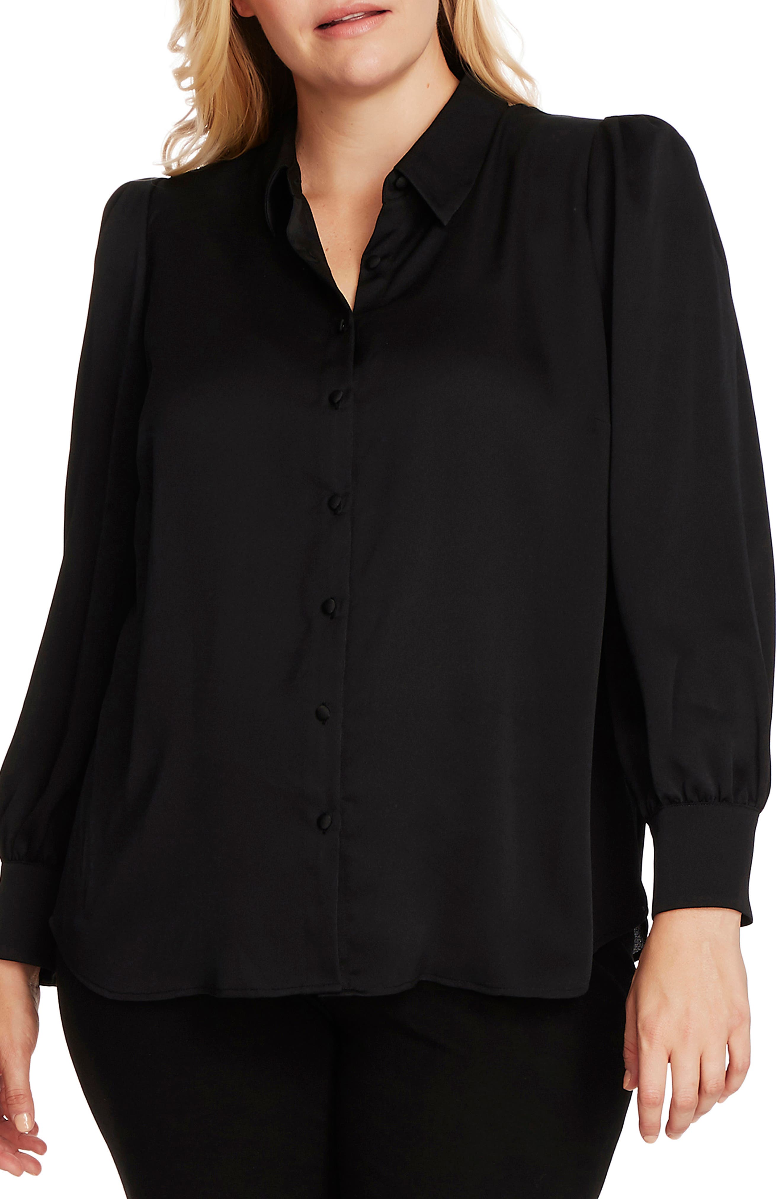 vince camuto long sleeve blouse