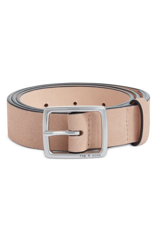 Shop Rag & Bone Boyfriend Belt In Beige Suede