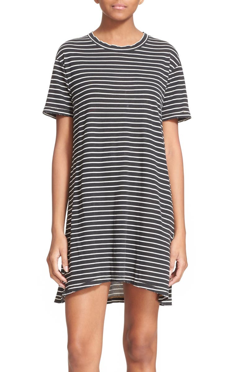 Current/Elliott 'The Knit' Stripe T-Shirt Dress | Nordstrom