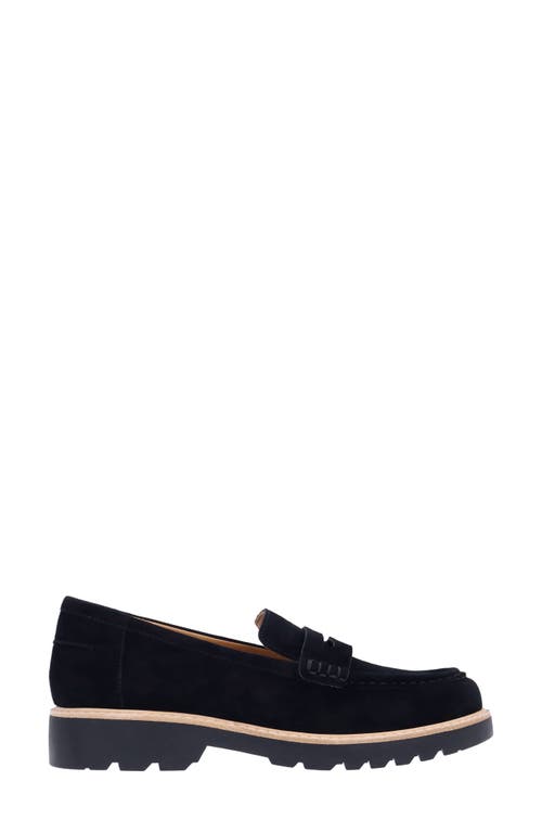 L'amour Des Pieds Yolandi Penny Loafer In Black