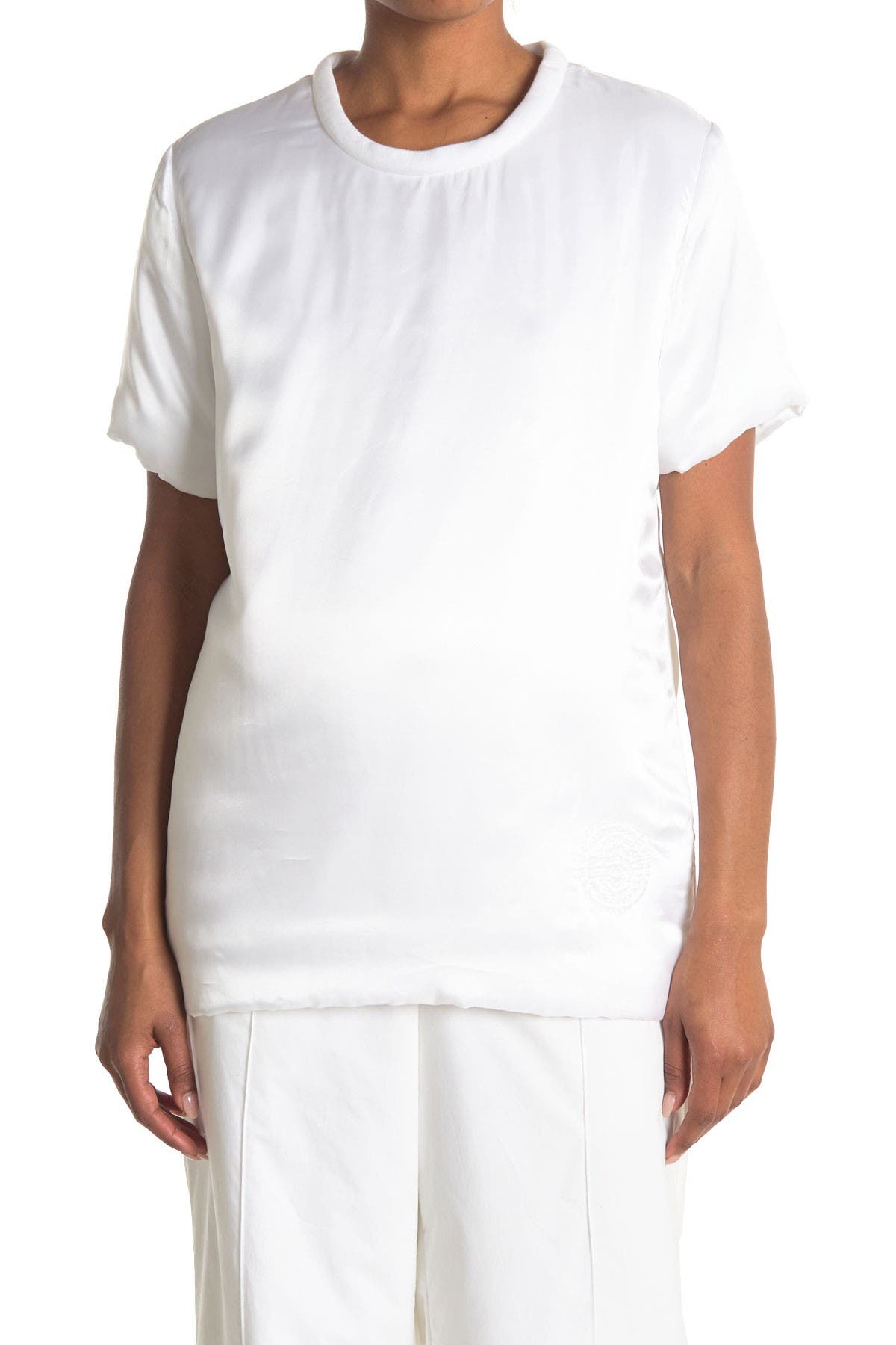 Maison Margiela Padded T-shirt In 100 White