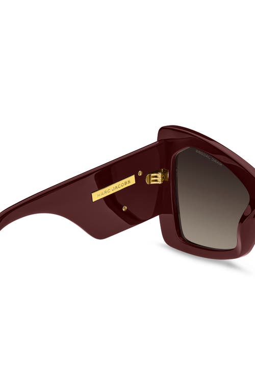 MARC JACOBS MARC JACOBS 52MM GRADIENT BUTTERFLY SUNGLASSES 