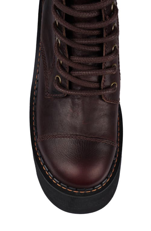 Ziginy Raiza Platform Bootie In Brown
