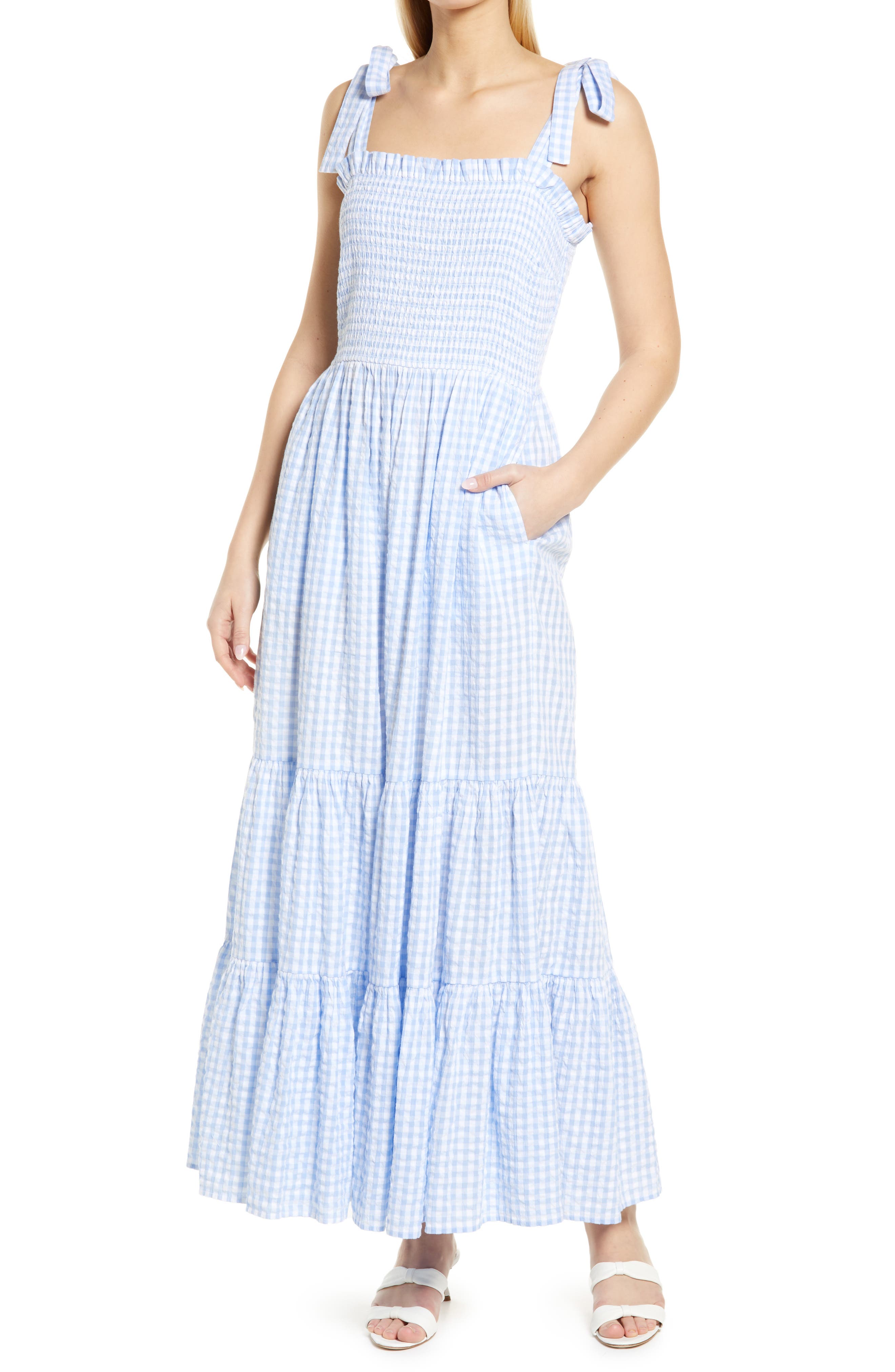 gingham dress sleeveless