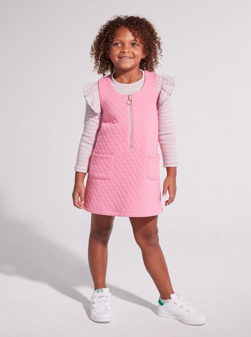 Bisby Kids' Quilted Jumper In Rose