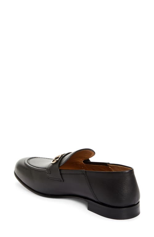 Ferragamo Ottone Loafer In Nero Calf