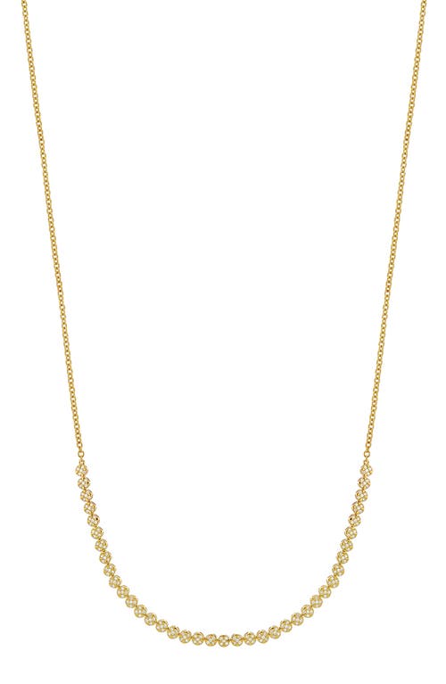 Bony Levy Diamond Disc Frontal Necklace in 18K Yellow Gold at Nordstrom