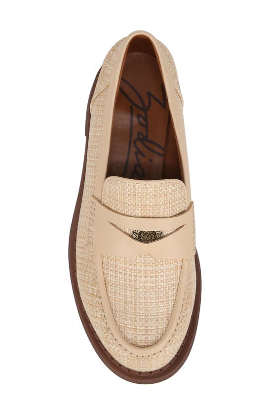 Shop Zodiac Hunter Patent Penny Loafer In Natural
