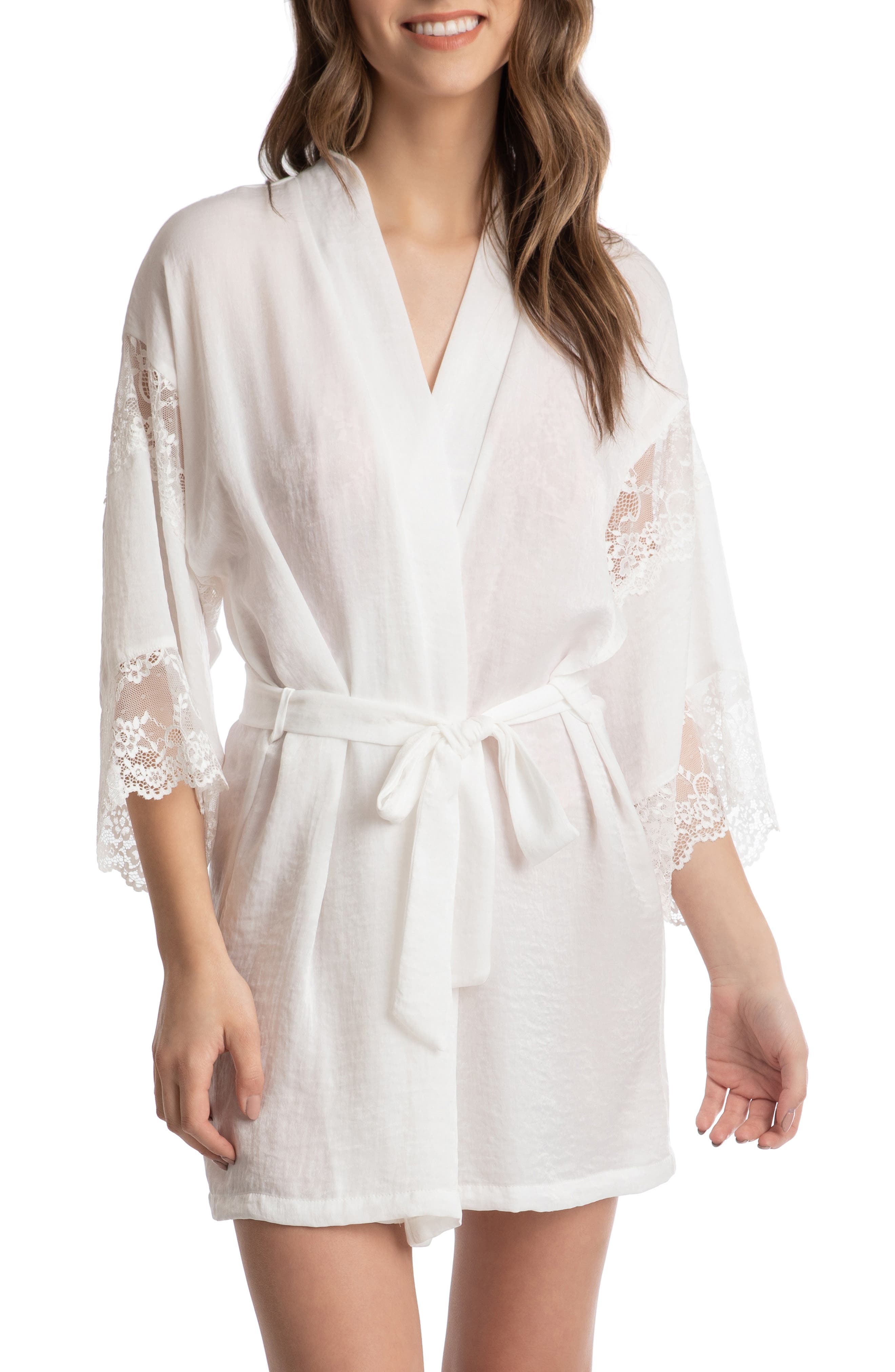 Womens Princess Pajamas Long Sleeve Lace Pajamas Organic Cotton Linen Blend Bath Robe V-Neck