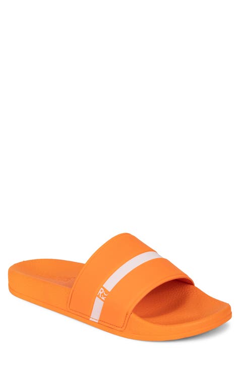 Steve Madden Women's Gaby Slide Sandal, Orange, 6