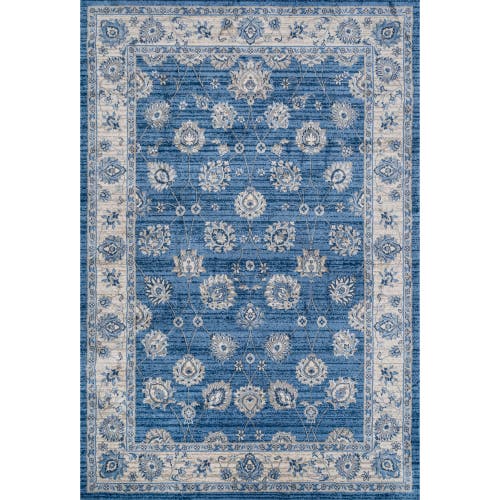 Jonathan Y Modern Persian Vintage Moroccan Traditional Area Rug In Blue/ivory