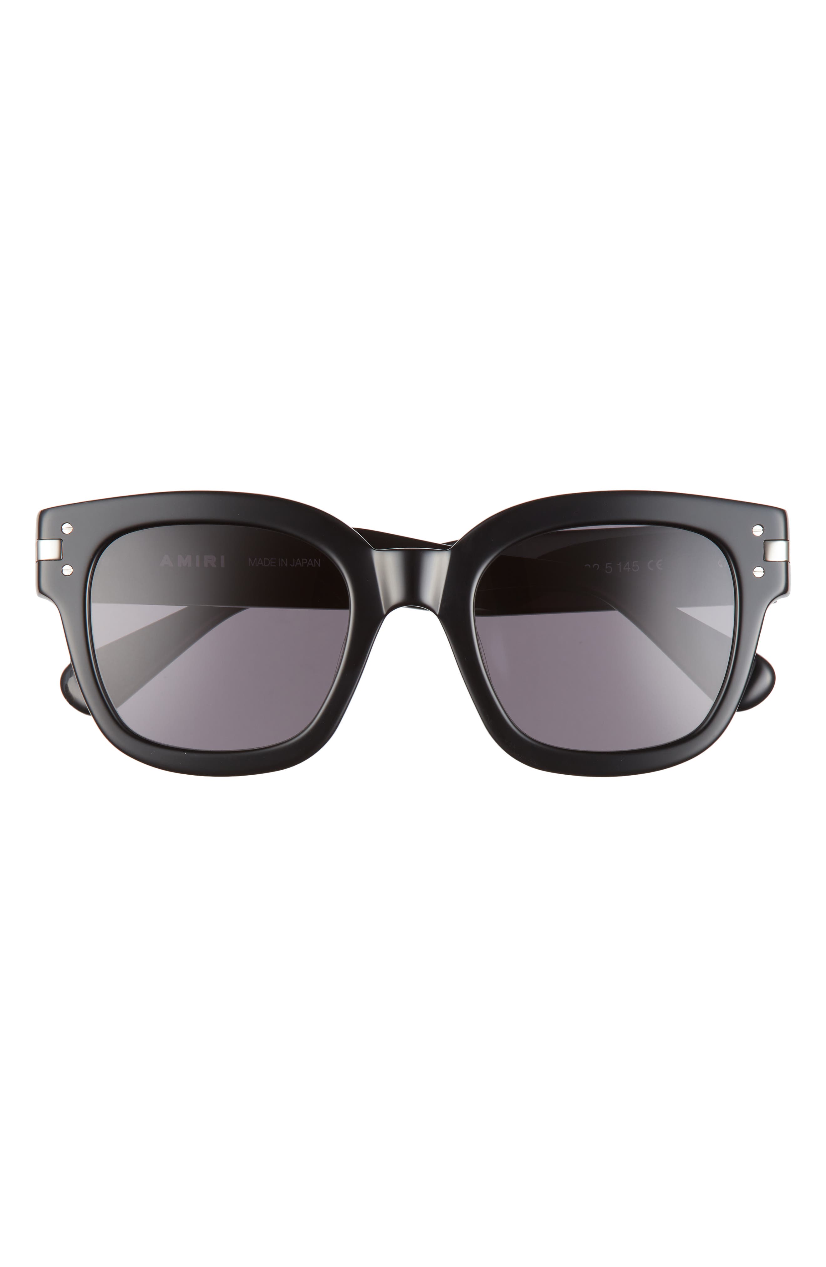AMIRI Classic Logo Square Sunglasses in Black at Nordstrom