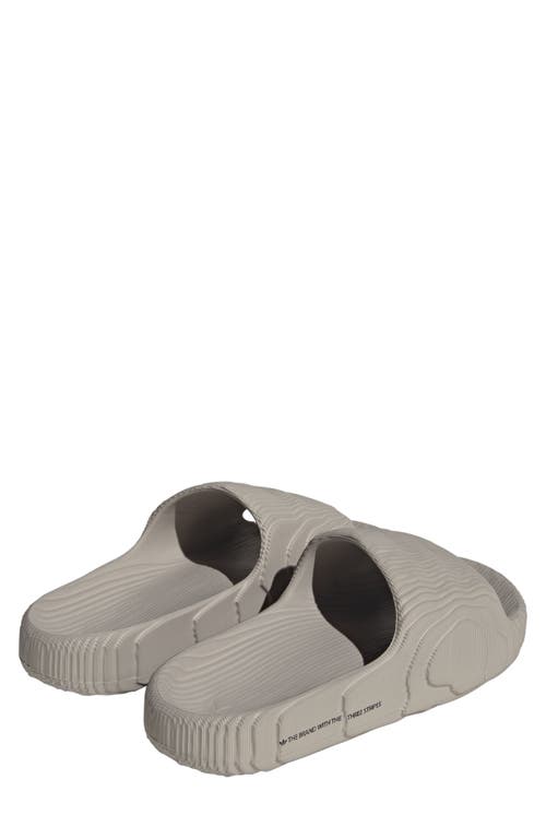 Adidas Originals Adilette Sport Slide Sandal In Brown/brown/black