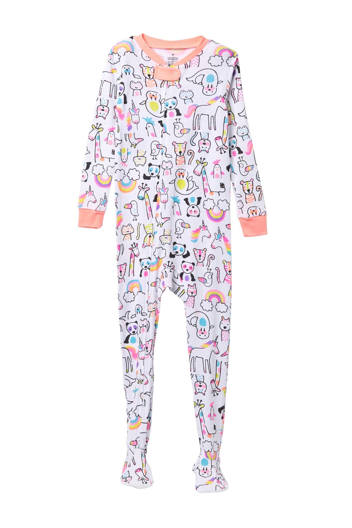 rainbow footie pajamas