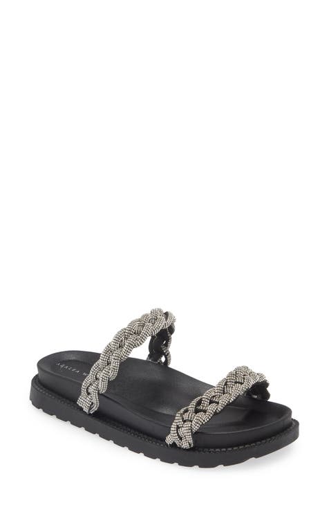 Nikolina Braided Rhinestone Sandal (Women)